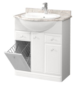 Тумба с мраморной столешницей и умывальником Классик 70-07к-М (ST-54)